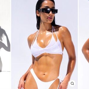 Dolls Kill White Bikini Set